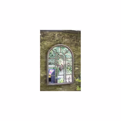 Aston & Wold by La Hacienda Rounded Arch Indoor & Outdoor Mirror, 55890, Large
