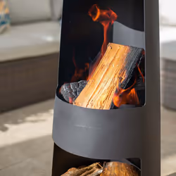 La Hacienda 56170 fireplace Outdoor Freestanding fireplace Firewood Black - Additional view 4