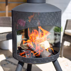 La Hacienda 56303 fireplace Outdoor Portable fireplace Firewood Black - Additional view 4