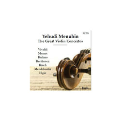 Yehudi Menuhin  Yehudi Menuhin The Great Violin Concertos CD 3 discs (2013)