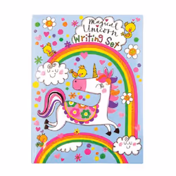 Rachel Ellen Designs WRITING SET WALLET – MAGICAL UNICORN