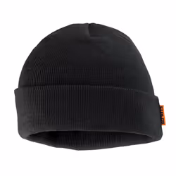 Mens Safety & Workwear Knitted Thinsulate Beanie Hat - Black