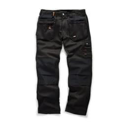 Scruffs Worker Plus Trouser Leg, Black, 34S (Manufacturer size: 44)