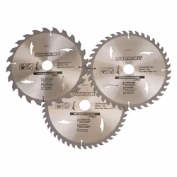 Silverline Tct Circular Saw Blades 24, 40, 48t 3pk 230 x 30 - 25, 20, 16mm - circular saw tct blades x 20 silverline 230 16m ...