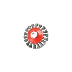 Silverline Angle Grinder 100mm Twist Knot Steel Wire Brush