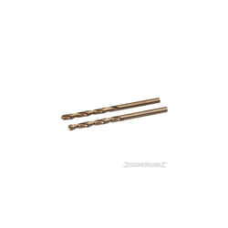 Silverline 4.0mm Cobalt Metal Drill Bit Pack x2