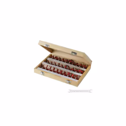 Silverline 1/2" Tct 30 Piece Router Bit Set