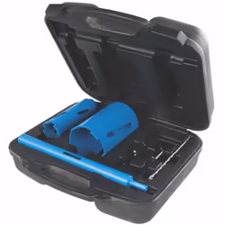 Silverline Diamond Core Drill Kit 3-core 7pce 28, 52 & 107mm - 3pce 868543 28 -  diamond core drill kit silverline 3pce 52 10 ...