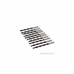 Silverline Lip & Spur Drill Bits 6mm 10pk - 425714 - bits lip spur drill 6mm silverline 10pk 425714