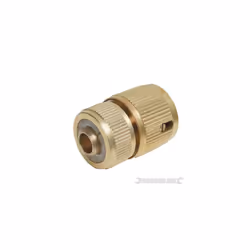 Silverline Quick Connector Auto Stop Brass 1/2" Female - stop brass quick connector auto silverline 196506 female 12 12inch