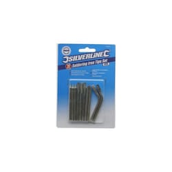 Silverline 675071 Soldering Iron Tips Set, 10-piece 40 W - Set 40 10pce -  set soldering iron 40w tips silverline 10pce 675071
