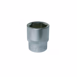 Silverline Socket 1/2" Drive 6pt Metric 21mm - 1 2" Mechanical Engineering Hex - Silverline 21mm 1 2" Drive Metric Mechanical ...