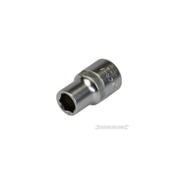 Silverline Socket 1/2" Drive 6pt Metric 11mm - 12 Hex 342615 Diy Steel Tool -  metric socket 12 drive silverline 11mm hex 342615 diy steel tool bulk