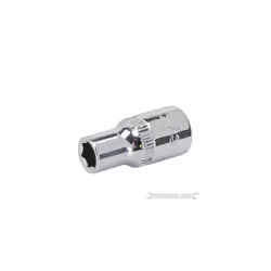 5.5mm 1/4" Drive Metric Socket - 14 Silverline 55mm 555524 Hex - metric socket 14 drive silverline 55mm 555524 hex