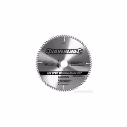 Silverline Tct Upvc Window Blade 80t 250 x 30 - 25, 20, 16mm Rings - 20 25 Saw -  upvc blade window tct 80t 20 x 16mm 25 ring ...