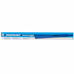 22 x 300mm Diamond Core Drill Bit - Silverline 868562 -  diamond core drill x 300mm silverline bit 22 868562