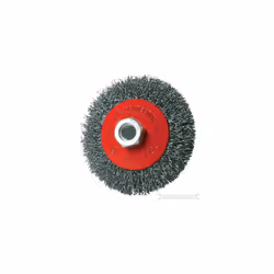 100mm Silverline Crimp Bevel Brush -  crimp bevel brush 100mm silverline steel 277852