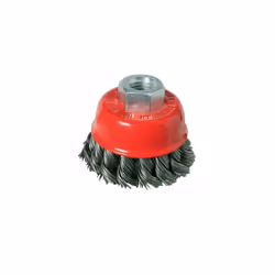 Silverline Angle Grinder 100mm Twist Knot Steel Wire Bowl Cup Brush
