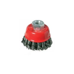 Silverline Angle Grinder 100mm Twist Knot Steel Wire Bowl Cup Brush