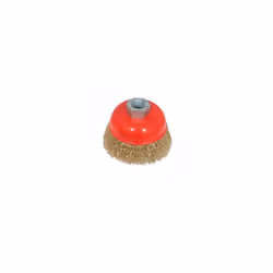 Silverline 75mm Angle Grinder Crimped Brass Wire Cup Brush