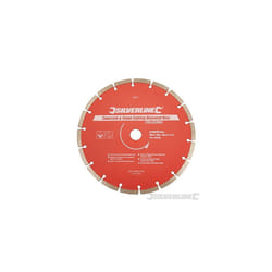 Silverline Concrete & Stone Cutting Diamond Blade 230 x 22.23mm Segmented Rim -  cutting stone diamond concrete blade 230 silverline x 2223mm 589673