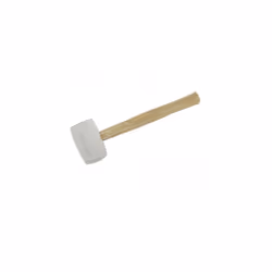 Silverline White Rubber Mallet 16oz (454g) - 633608 454g - mallet white rubber silverline 16oz 633608 454g