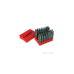 33 Piece 50mm Silverline Screwdriver Bit Set -  bit set screwdriver silverline 456967 50mm 33pce piece