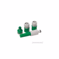 Silverline Hose Connector Set 5pce 5pce -  hose set connector silverline 394989 4pce 5pce