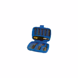45 Piece Ratchet Screwdriver Bit & Socket Set - 45pce ratchet bit set socket silverline screwdriver 427611