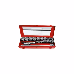 Silverline Socket Set 3/4" Drive Metric 21pce 21pce - 34 633663 -  21pce set socket 34 drive metric silverline 633663