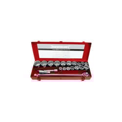 Silverline Socket Set 3/4" Drive Metric 21pce 21pce - 34 633663 -  21pce set socket 34 drive metric silverline 633663