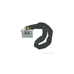Silverline Sleeved High Security Chain 600mm - 580457 -  security high sleeved chain silverline 600mm 580457