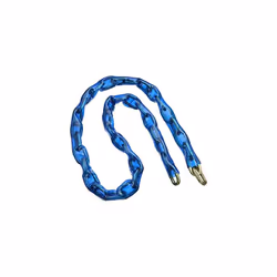 Silverline 633679 Hardened Steel Security Chain With Sleeve - 1500 x 7mm - - security steel chain silverline 1500mm square 6 ...