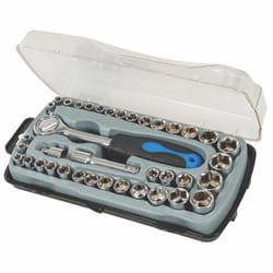 Silverline Compact Socket Set 39pce 39pce - 633754 -  39pce socket set compact silverline 633754