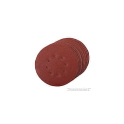 Silverline Hook & Loop Discs Punched 150mm 10pk 150mm 60 Grit - Sanding 196571 -  discs hook punched loop 150mm grit 60 10pk silverline sanding