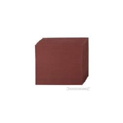 230mm x 280mm Metal Sanding Emery Cloth Sheets x10 (60 Grit)