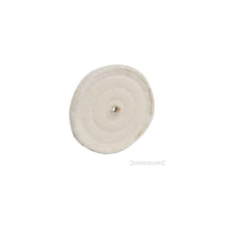 Silverline Double-stitched Buffing Wheel 150mm - 633782 Doublestitched Polishing -  buffing wheel silverline 150mm 633782 doublestitched polishing