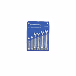 Silverline Fixed Head Ratchet Spanner Set 6pce 8 - 17mm - 63378 8 -  ratchet set spanner fixed head silverline 6pce 633788 17 ...
