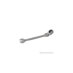 Silverline Flexible Head Ratchet Spanner 8mm - 832mm Metric Open Ring End -  ratchet head spanner silverline flexible 832mm metric open ring end