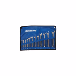 Silverline Combination Spanner Set 12pce 6 - 22mm - 633799 6 - spanner set combination silverline 633799 12pce 22mm 622mm
