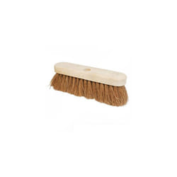 10" Soft Coco Bristles Broom - 10 Silverline 254mm 868766 -  broom soft 10 coco silverline 254mm 868766