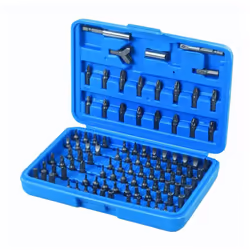 Silverline Screwdriver Bit Set 100pce 100pce - 633840 Pack - bit set screwdriver silverline 100pce 633840 pack