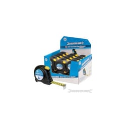 Silverline Auto Blade Lock Tape Display Box 30pce 3m / 10ft x 16mm - 633848 -  tape blade display x auto lock 3m 16mm box silverline 30pce 633848