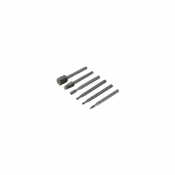 6-piece Silverline HSS Router Cutter Set With 3.1mm Diameter Mandrel - Rotary - hss set rotary silverline tool router burr d ...