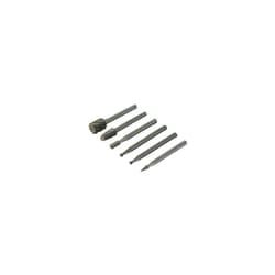 6-piece Silverline HSS Router Cutter Set With 3.1mm Diameter Mandrel - Rotary -  hss set rotary silverline tool router burr dia cutter 457038 6pce 2