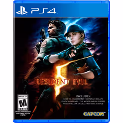Digital Bros Resident Evil 5, PS4, PlayStation 4, Multiplayer mode, M (Mature)