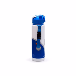 Volkswagen VW T1 Camper Bus Blue Pop Top 600ml Shatterproof Bottle