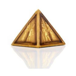 Decorative Gold Egyptian Pyramid Ornament