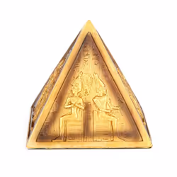 Decorative Gold Egyptian Pyramid Ornament