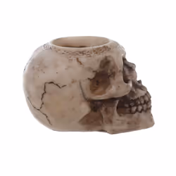 Celtic Skull Head Tea Light Holder